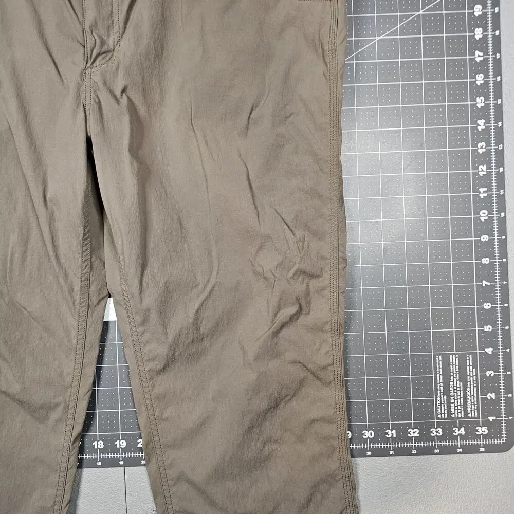 Carhartt Force Pants Mens 38x34 Green Ripstop Nylon Pocket Work Outdoor Stretch - Picture 2 of 16